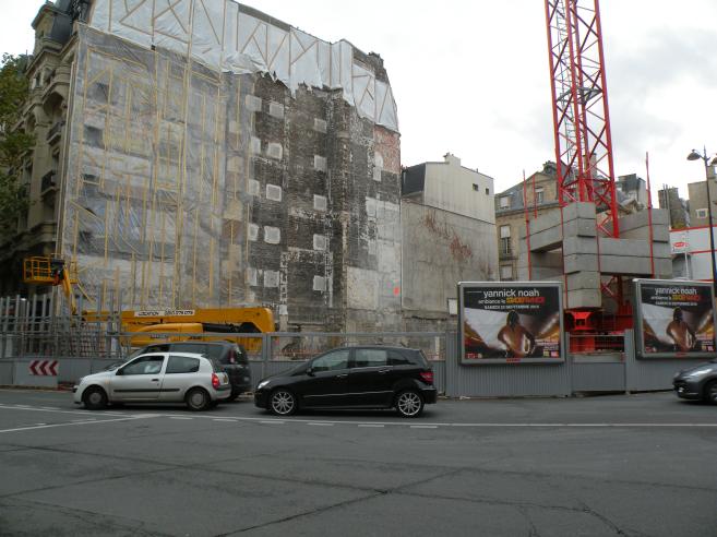  chantier de la rue Jussieu